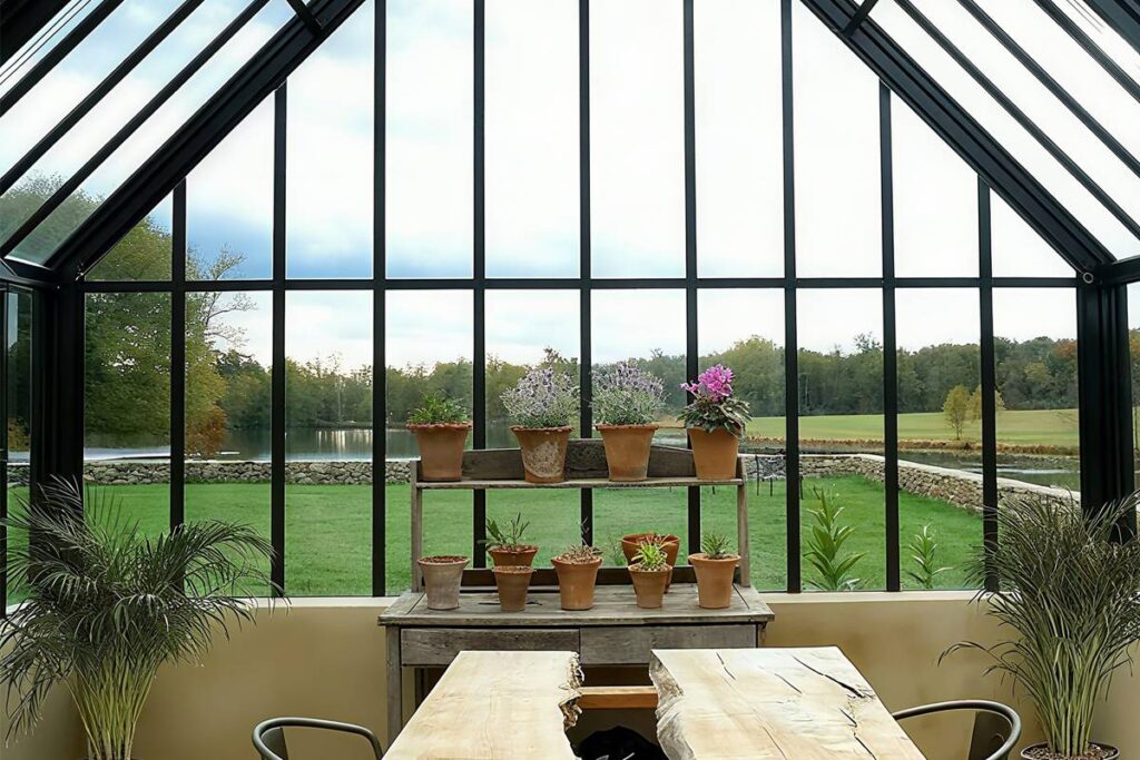 High Quality Glass Greenhouse For Garden Ysgh 197