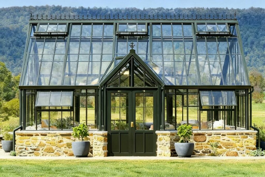 High Quality Glass Greenhouse For Garden Ysgh 197