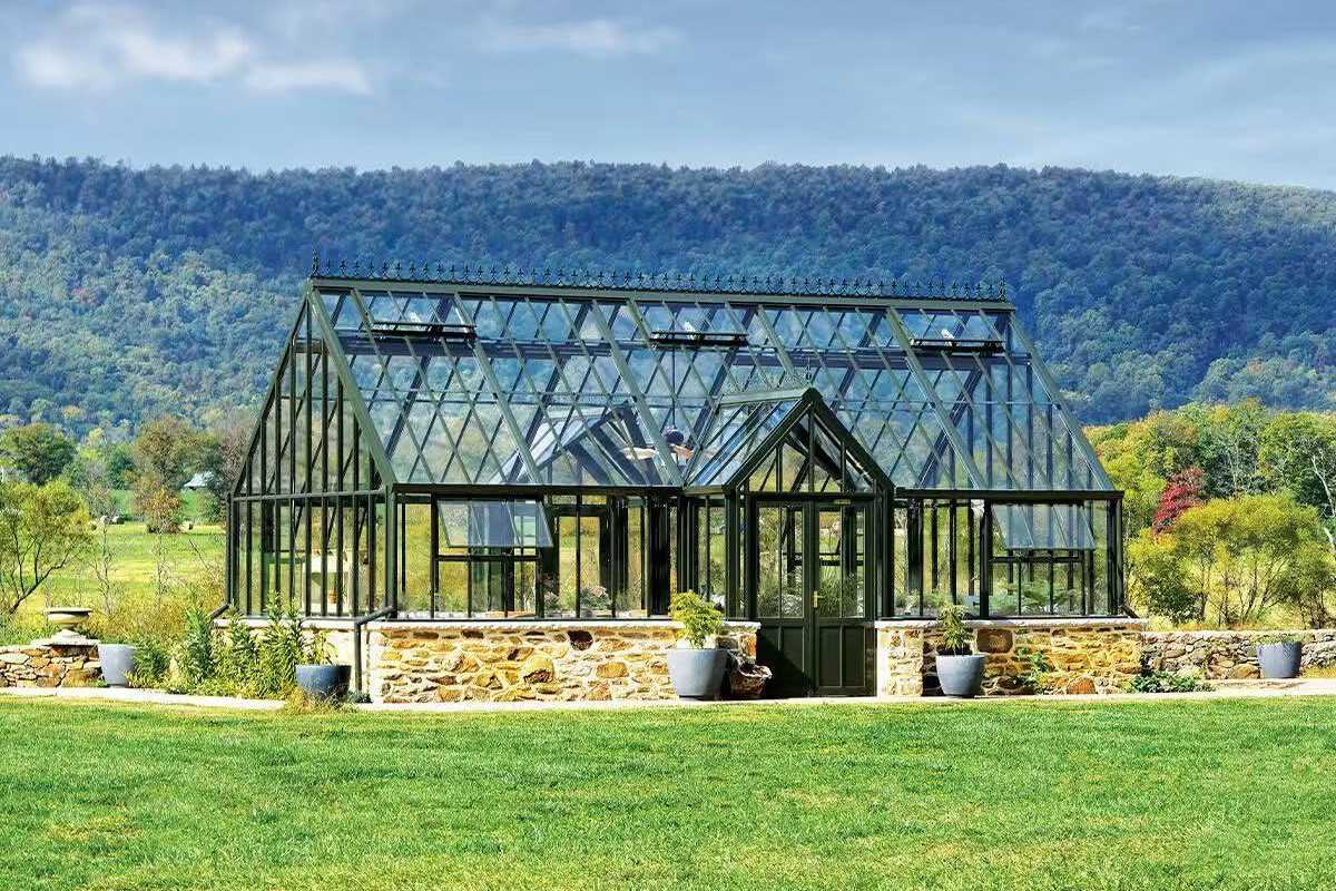 High Quality Glass Greenhouse For Garden Ysgh 197