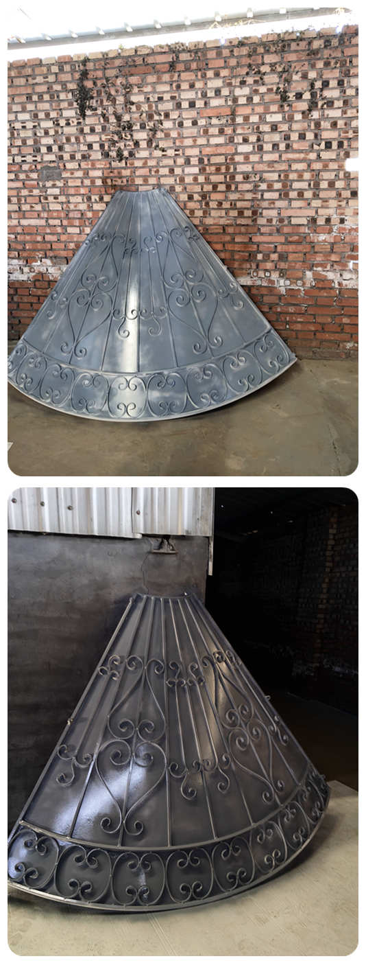 Metal Gazebo: 2.5m Durable White Hot Dip Galvanized Design