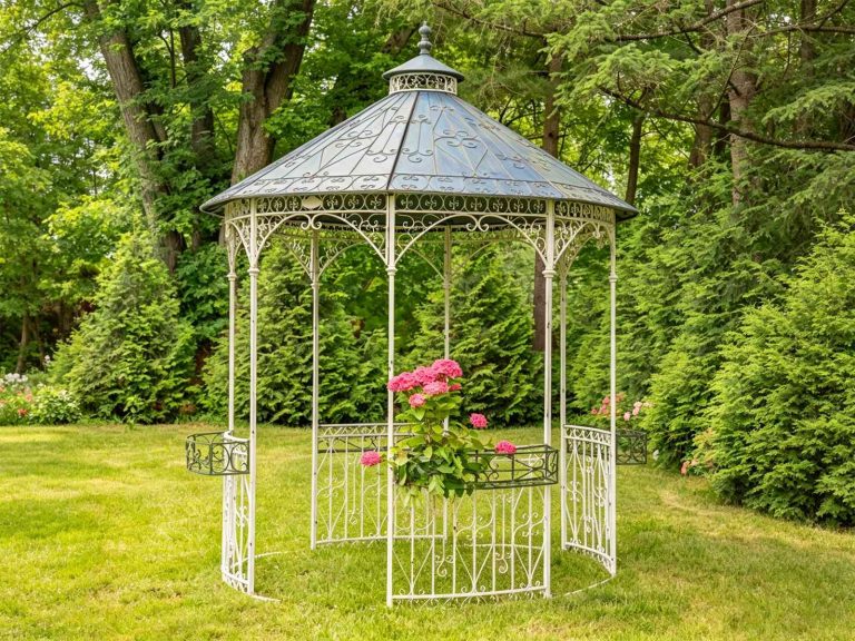 2.5m Diameter Cast Iron Gazebo Project Case for Reunion Island