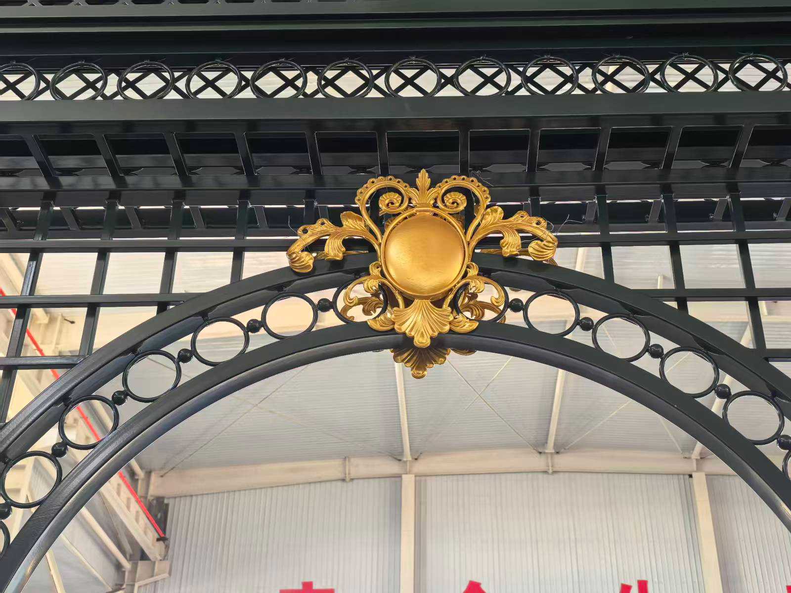 Wrought Iron Gate: Elevate Your Garden With Timeless Elegance & Durability Ysgh 206