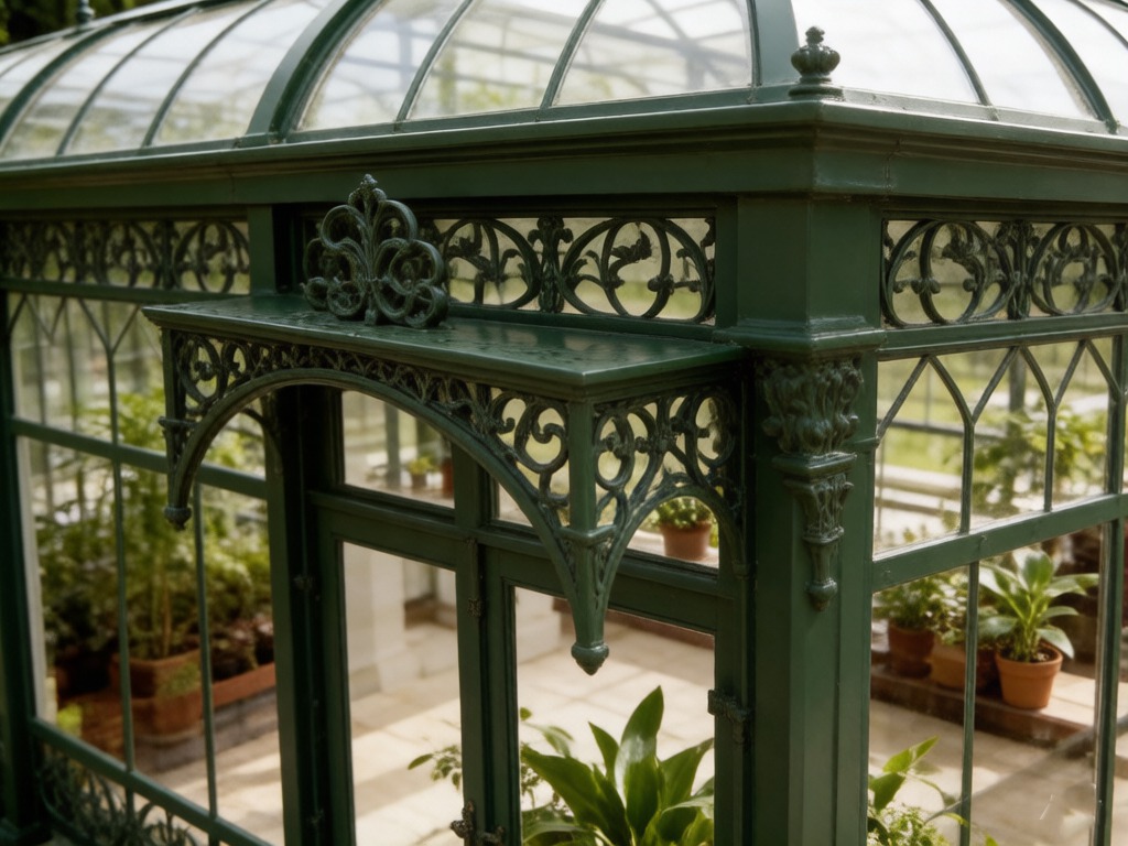 Ysgh 205 Victorian ‘diamond House’ Glass Greenhouse