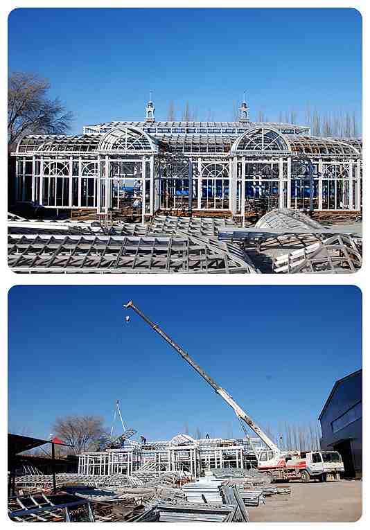 Custom Victorian Style Linked Steel Conservatory: Norrviken’s Elegant Garden Retreat