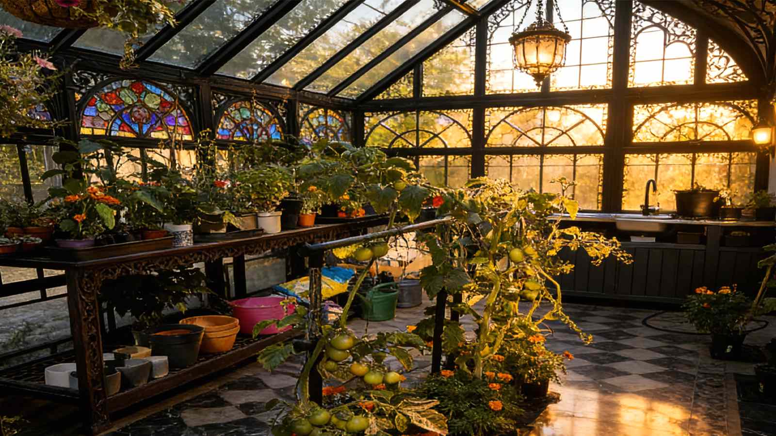Victorian Gothic Greenhouse Solution