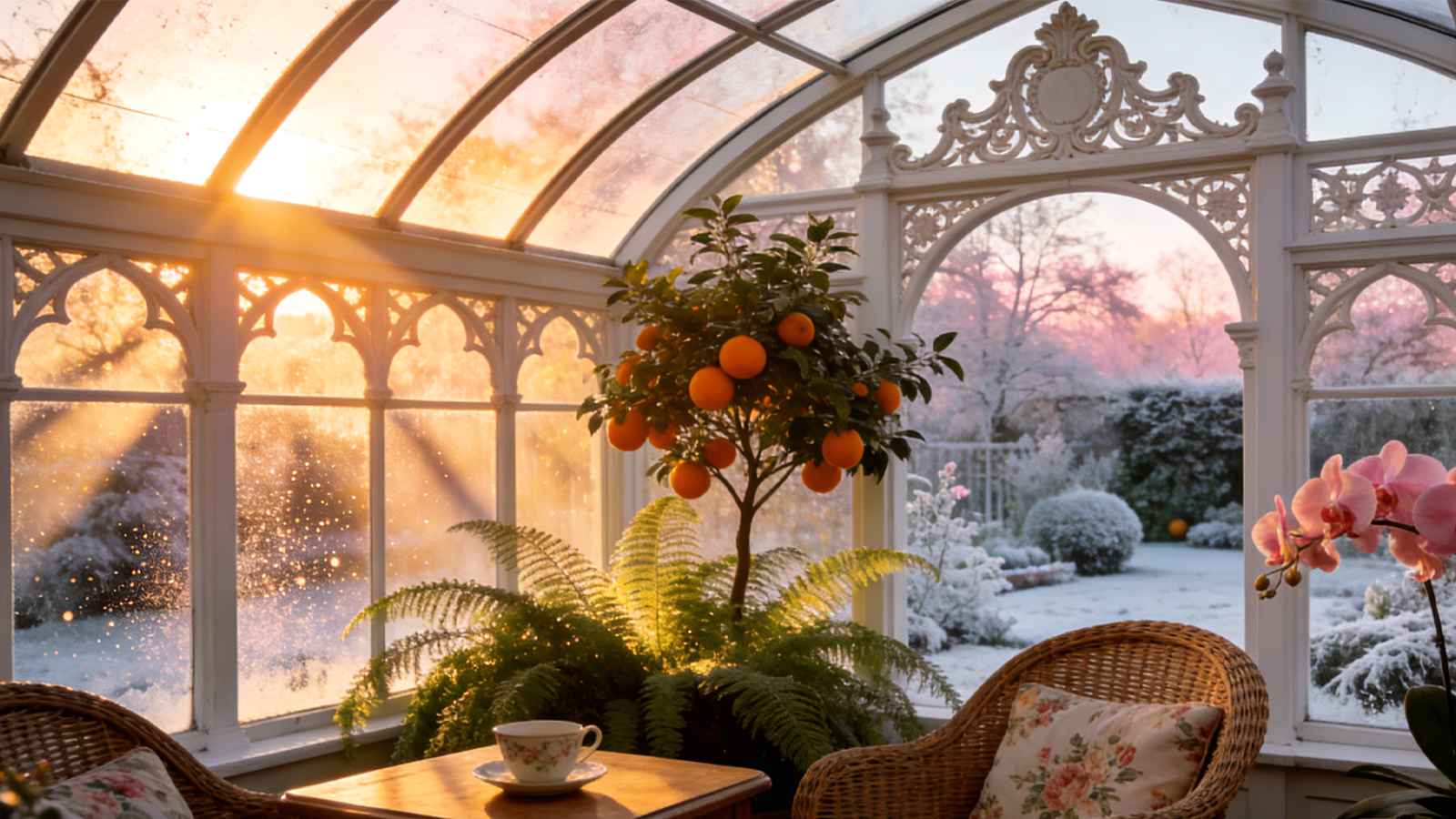 Victorian Greenhouse Elegance: A Springtime Sanctuary for Your Garden
