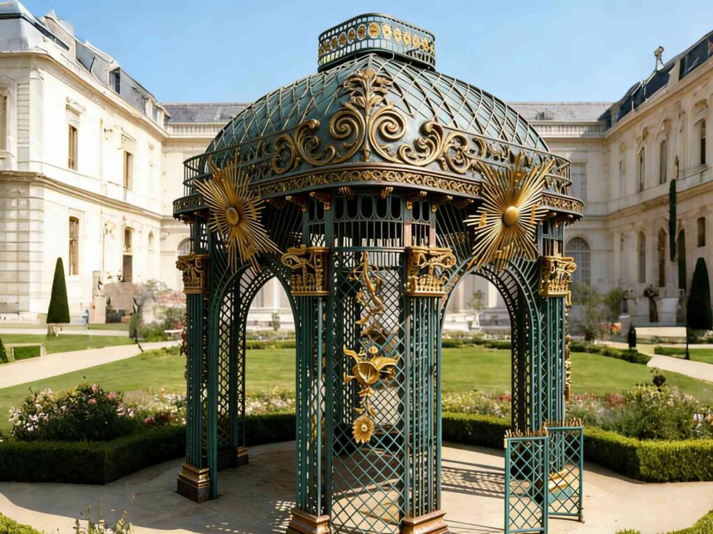 European Royal Style Wrought Iron Gazebo Model Ysgh 227