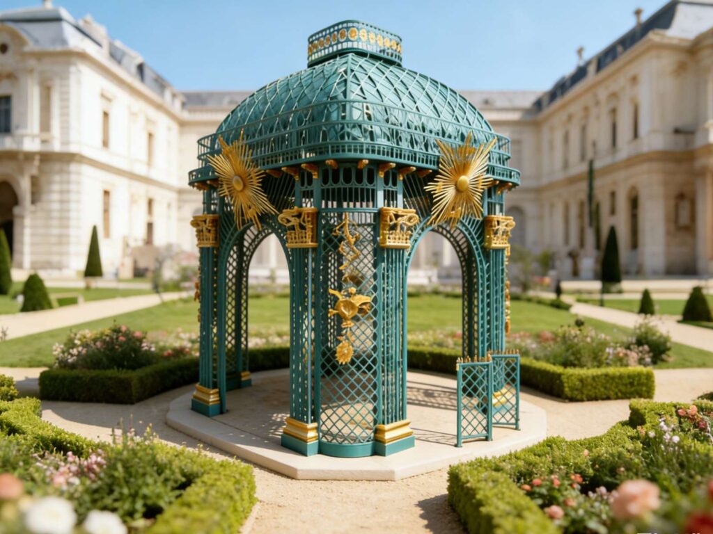 European Royal Style Wrought Iron Gazebo Model Ysgh 227