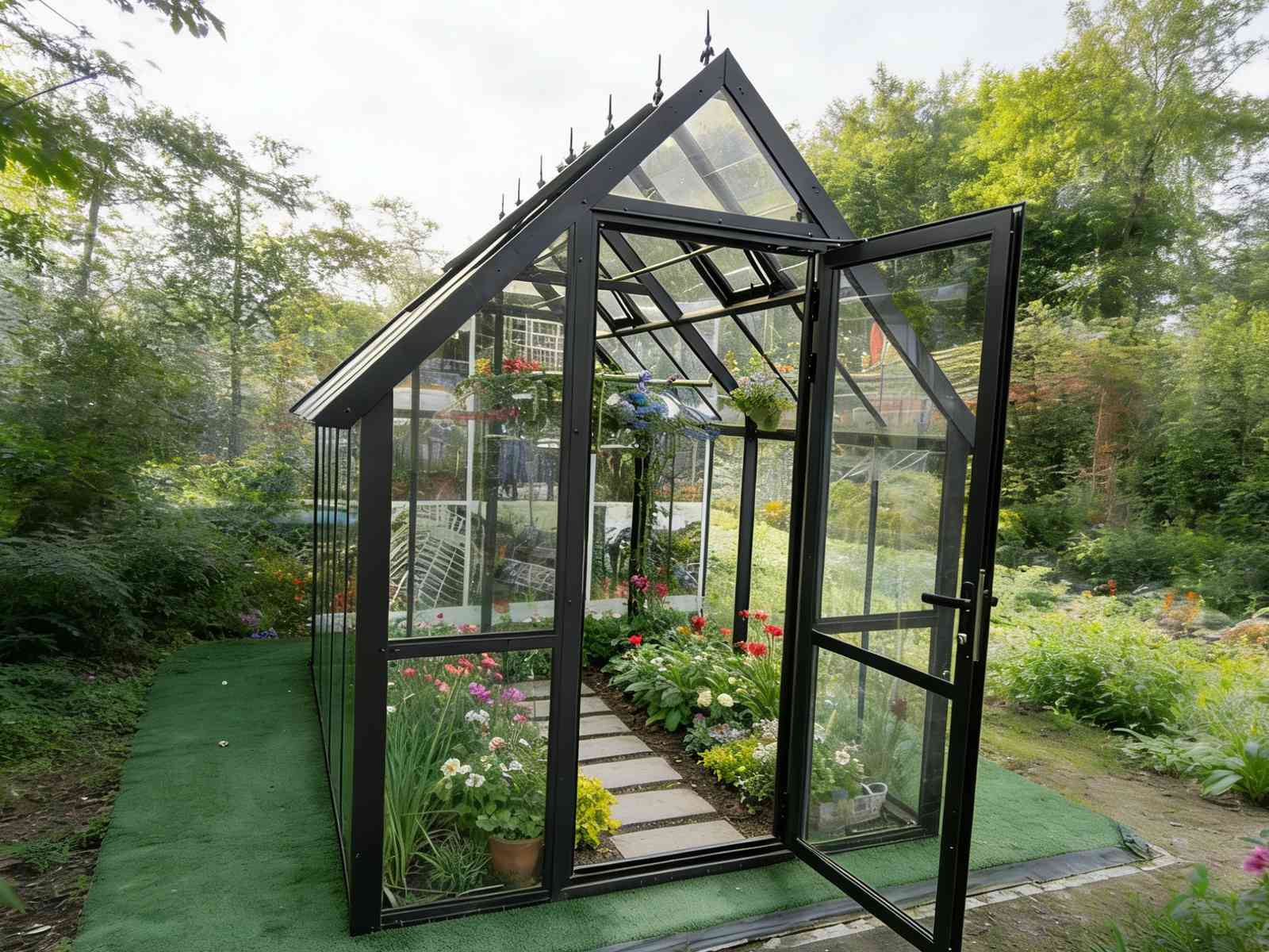 European Style Aluminum Glass Sunroom Ysgh 223 For Year Round Gardening