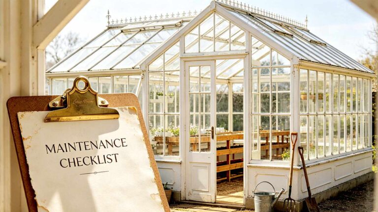 Victorian Greenhouse Official Maintenance Checklist