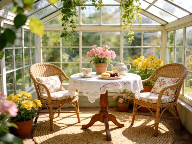 Victorian Greenhouse Spring Tea Party Ideas
