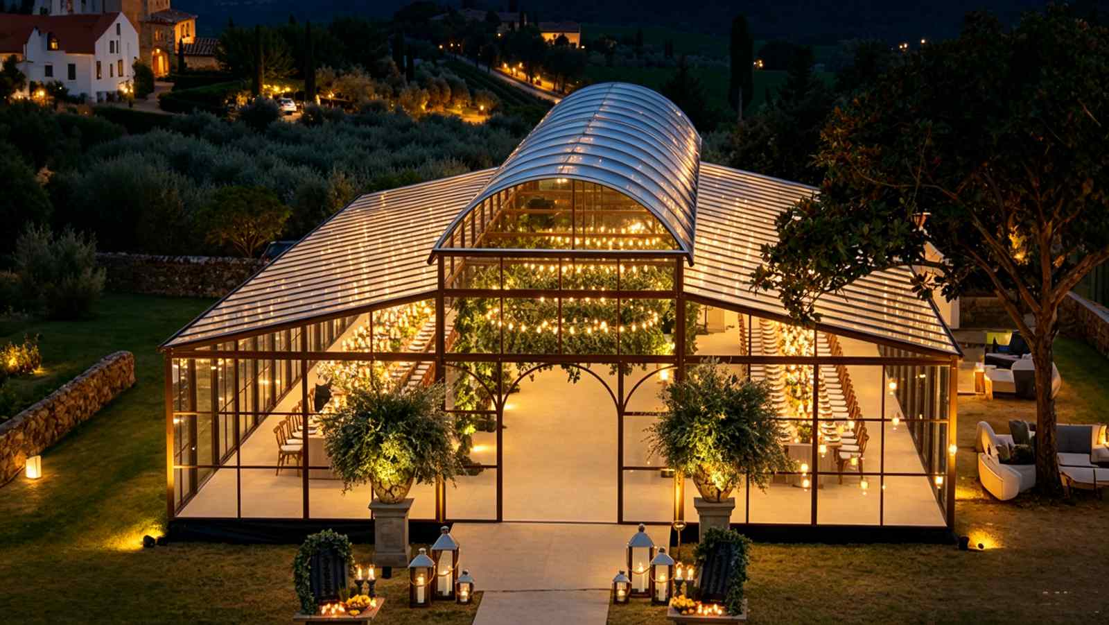 Large Glass Conservatory For Wedding Events: 3 Best Picks