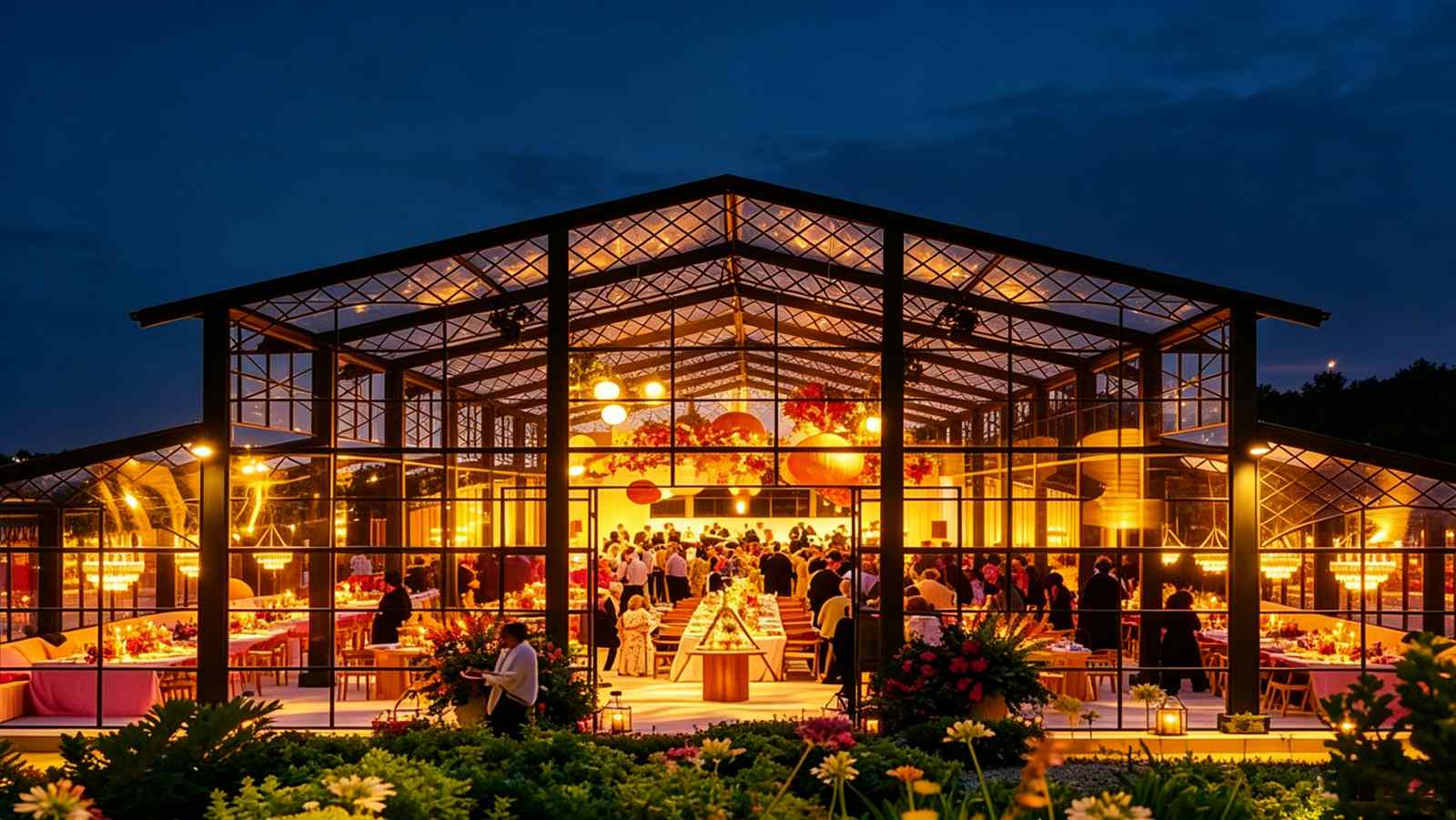 Large Glass Conservatory For Wedding Events: 3 Best Picks