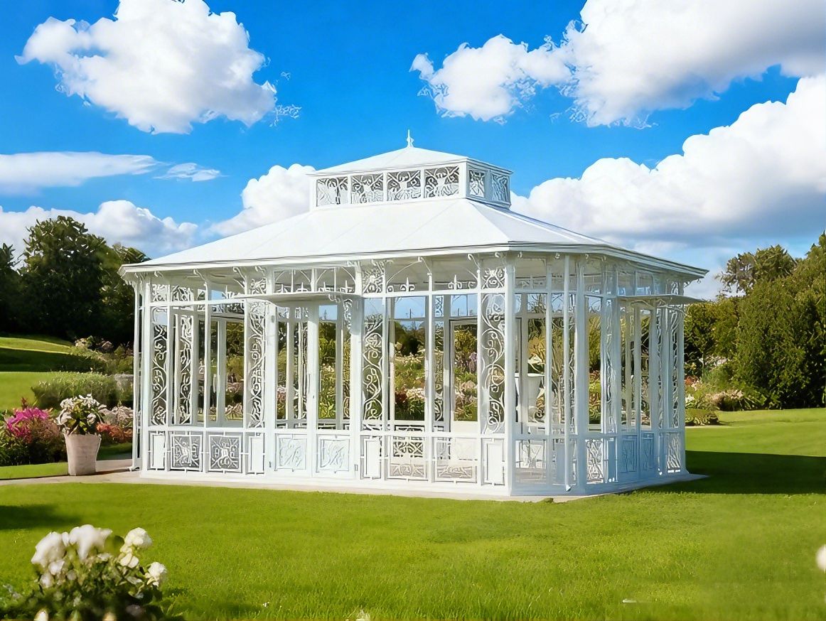 Victorian Greenhouse Ysgh 238: Elegant Steel & Glass Design