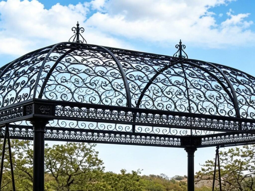 Ysgh 240 European Vintage Cast Iron Swing Pavilion Product Overview
