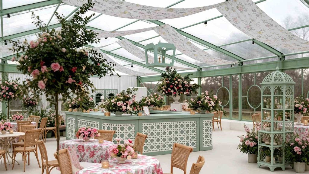 Pastel Floral Greenhouse