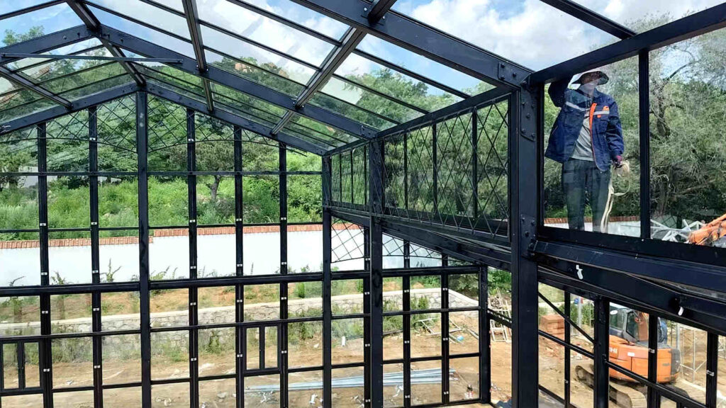 Qinhuangdao Large Wedding Conservatory Near Completion
