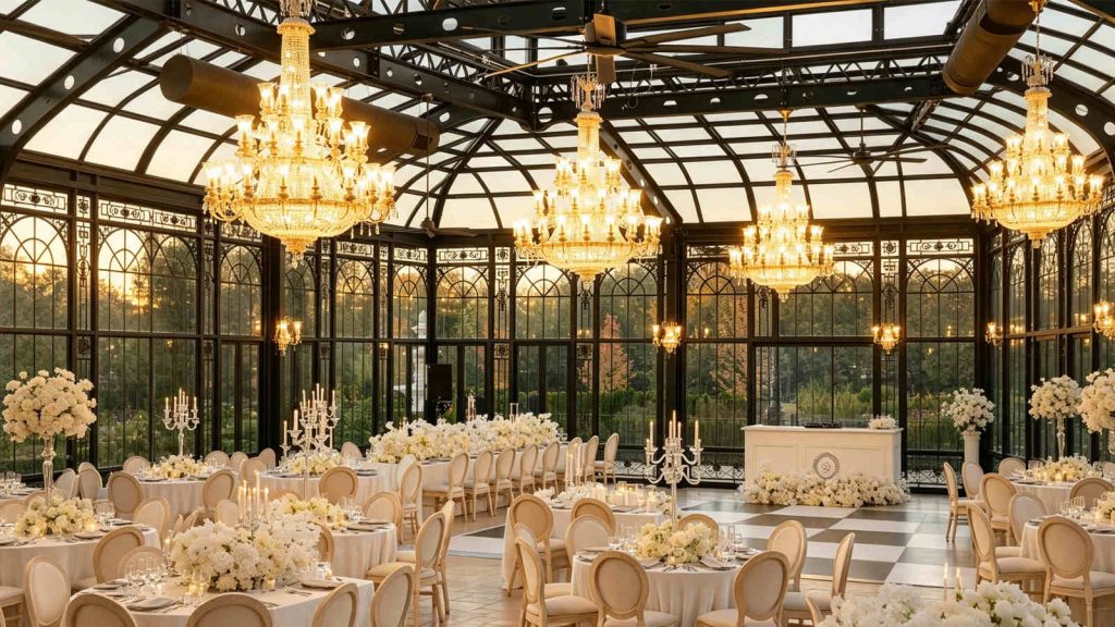 Victorian Wedding Conservatory steel frame glass options