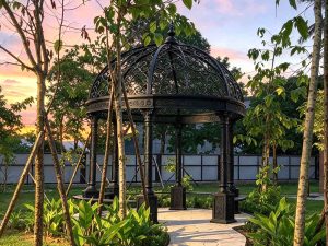 cast iron gazebo, Cast Iron Gazebo Ready Stock for Malaysia Garden Project