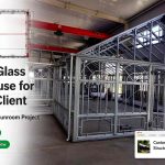 Glass Greenhouse Custom Sunroom for Canada Client 36ft x 20ft