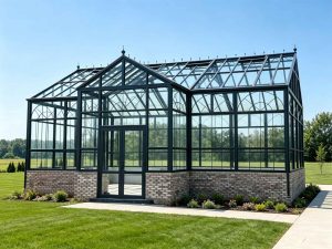 Victorian greenhouse, garden greenhouse, Large Garden Greenhouse Residential Sunroom YSGH-247