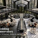 Large Wedding Glass Conservatory Custom Glass Facade Party Venue
