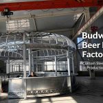 Budweiser Beer Display Kiosk Outdoor European Round Dome Pavilion